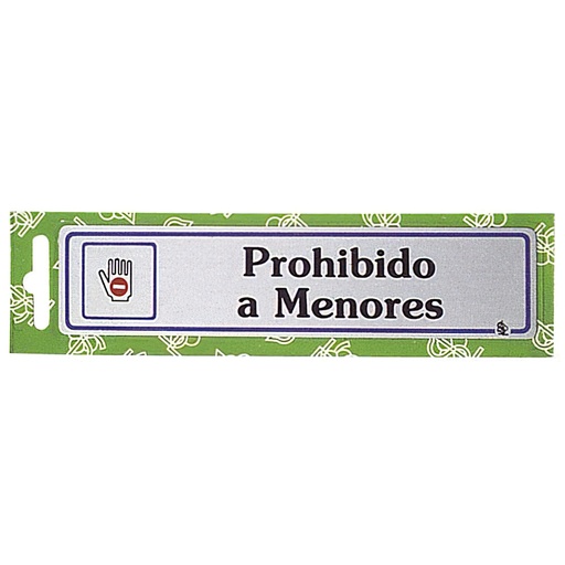 [5270274] Rotulo "Prohibido A Menores"