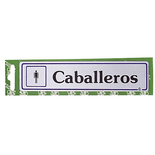 [5270287] Rotulo "Caballeros"