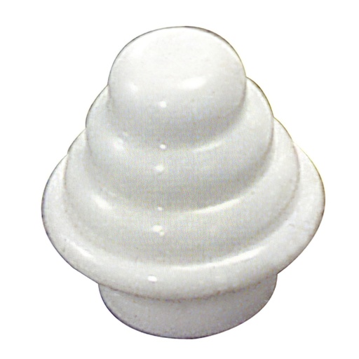 [5300140] Terminal Barra Exterior Tubo 12 mm.Ø Blanco