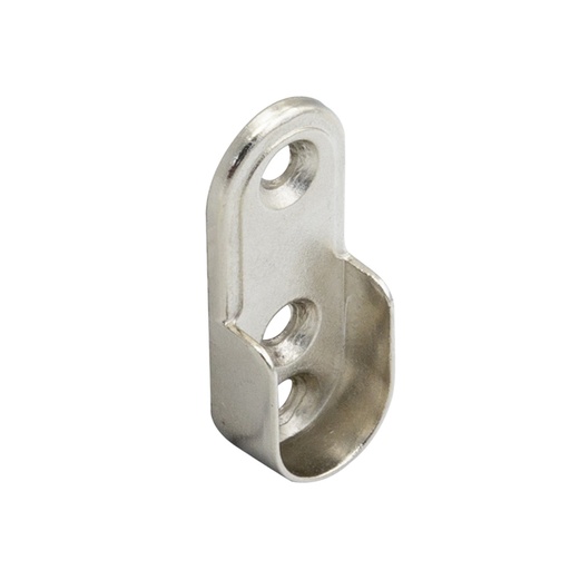 [5250050] Soporte Lateral Barra Oval Niquel 15x22 mm.