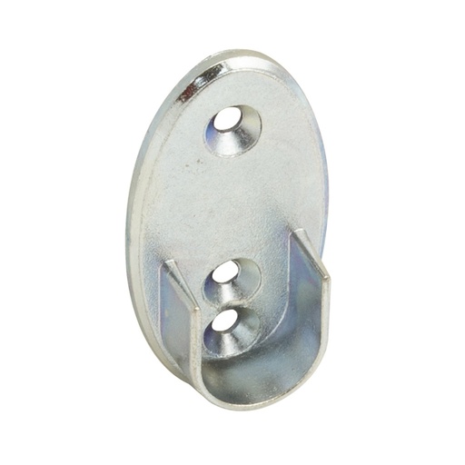 [5300250] Soporte Lateral Oval Zincado Lateral Ø 16 mm.