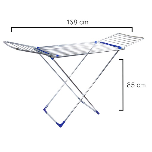 [5160500] Tendedero Oryx Plegable Aluminio Con Alas