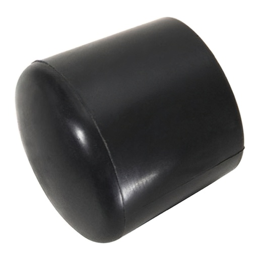 [5330308] Contera Plastico Redonda Exterior Negra 16 mm. Bolsa 200 Unidades