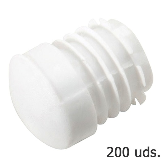 [5330408] Contera Plastico Redonda Interior Blanca Para Tubo Exterior Ø 23 mm. Bolsa 200 Unidades