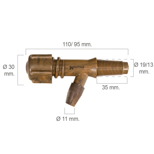 [5050500] Grifo Barril Plástico Número 0 Para 50 Litros