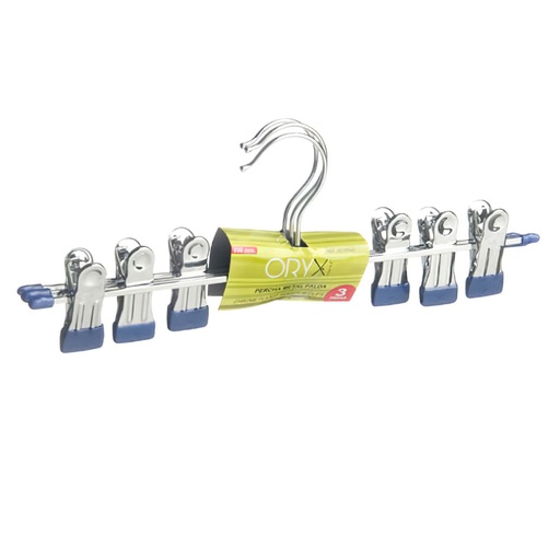 [5150542] Juego Perchas de Metal Falda 350 mm. (Pack 3 Piezas)