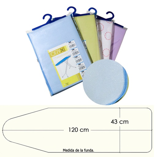 [5160001] Funda Mesa Plancha Espuma 120x43 cm.