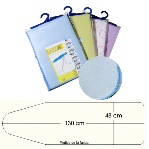 [5160010] Funda Mesa Plancha Espuma 130x48 cm.