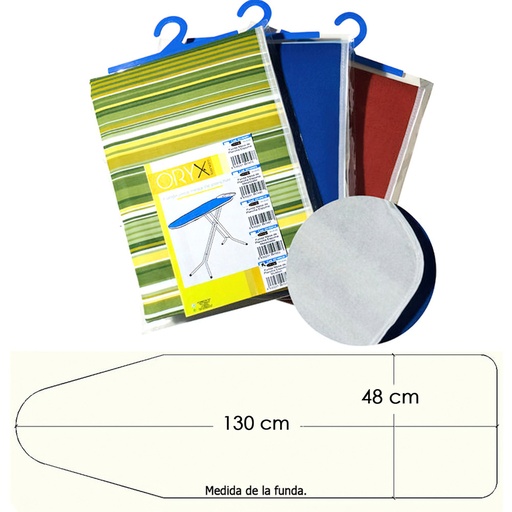 [5160020] Funda Mesa Plancha Espuma Muleton 130x48 cm