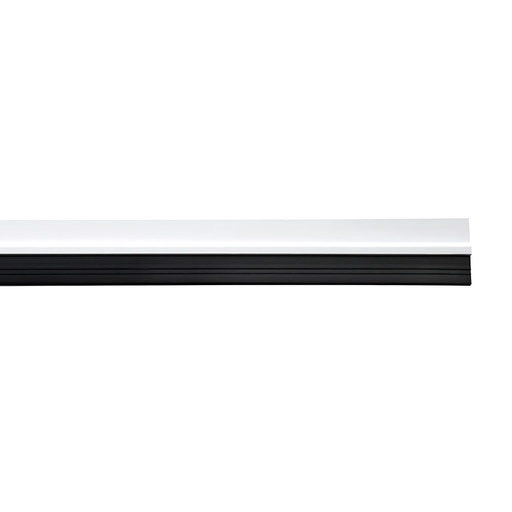 [5190330] Burlete Puerta Pvc Blanco Con Goma 1 Metro