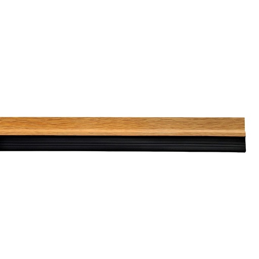 [5190340] Burlete Puerta Pvc Roble Con Goma 1 Metro
