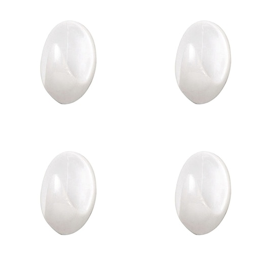 [5390060] Colgador Oryx Blanco Pequeño (Blister 4 Unidades ) Adhesivo