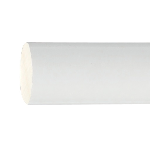 [5430480] Barra Madera Lisa 1,8 Metros x 20 mm. blanco