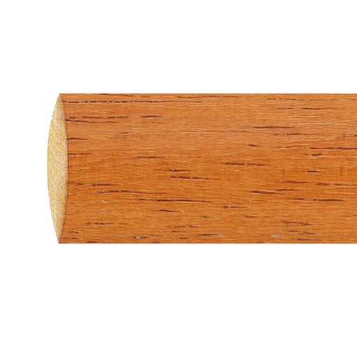 [5430064] Barra Madera Lisa 3,0 Metros x 28 mm. Teca