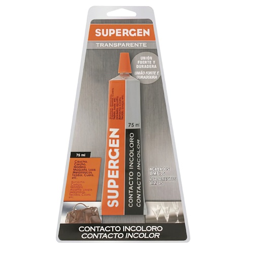 [14020030] Pegamento Supergen Incoloro   75 ml.