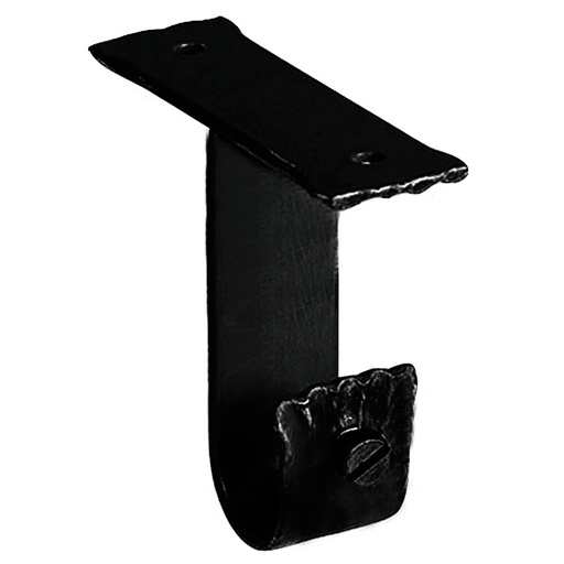 [5432061] Soporte Techo Forja Ø 20 mm. Negro (Blister 2 Piezas)