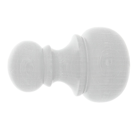 [5430615] Terminal Madera "Chyc" 20x68 mm. Blanco