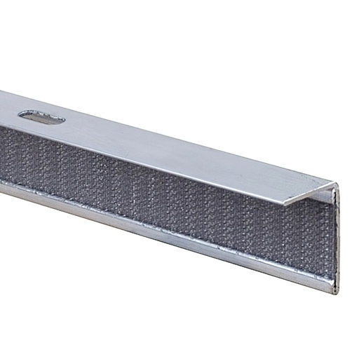 [5431700] Perfil Aluminio Ángulo Con Ganchos 3mt Plata