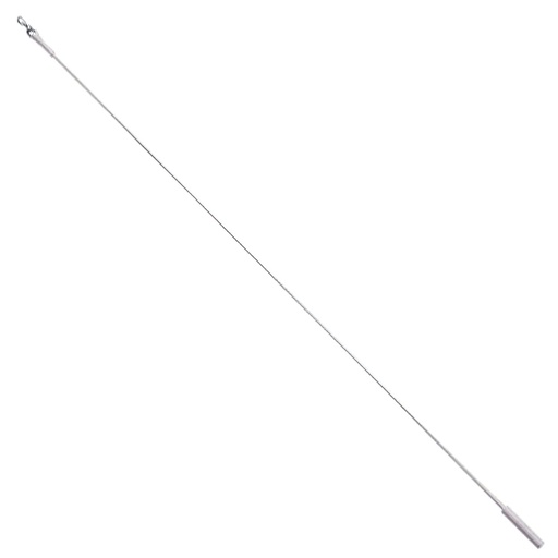 [5431710] Tirador Riel Aluminio Plastificado 1,0mt Blanco