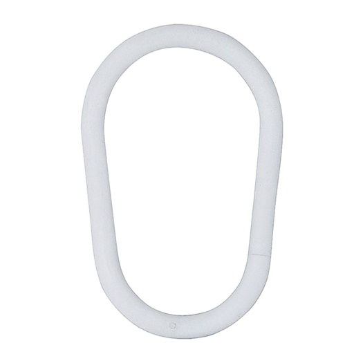 [5431850] Anilla Baño Pera 18 mm. (Bolsa 100 Unidades) Blanca