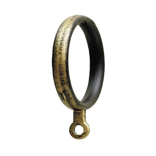 [5431990] Anilla Forja Ø 20 mm. Zamack Negro / Dorado Bolsa 10 Unidades