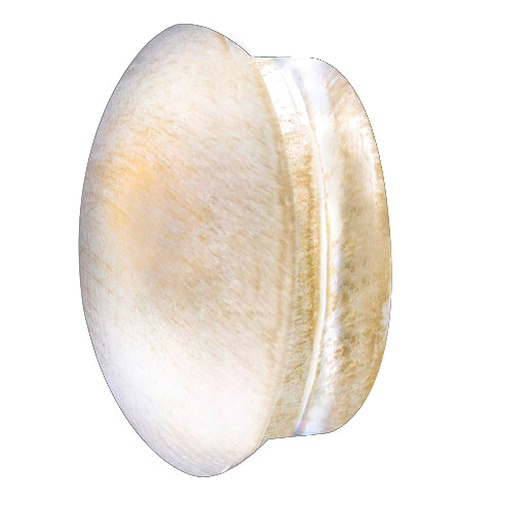 [5432250] Terminal Forja Tapon Ø 20 mm. Marfil / Oro Juego 2 Piezas