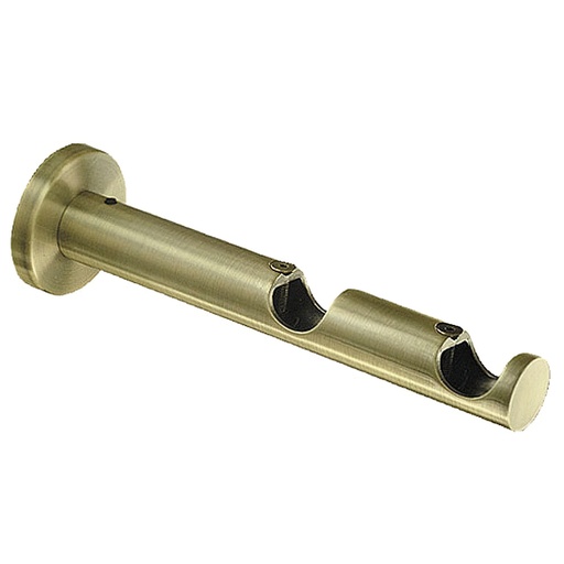[5433055] Soporte Zirconio Doble 20 mm. Bronce Viejo