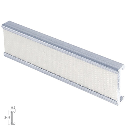 [5431580] Perfil Estor Velcro P-909  3,0mt Plata