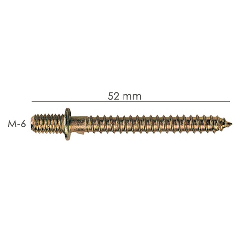 [5430800] Esparrago Para Soporte Madera 35-28 ø mm.  (Caja 25 Unidades)