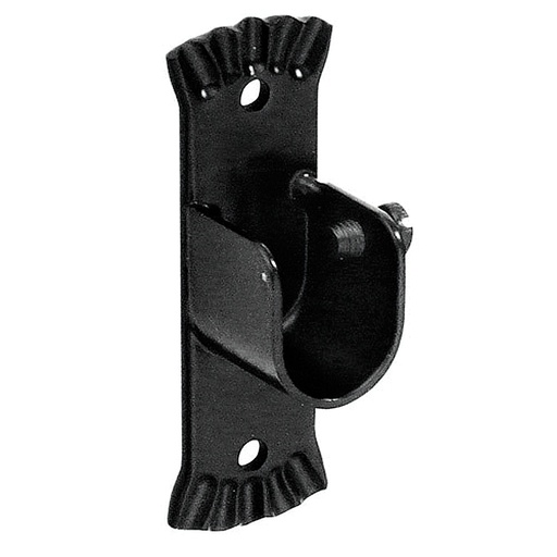 [5432385] Soporte Lateral Forja Abierto 20mm Negro Juego 2 Piezas