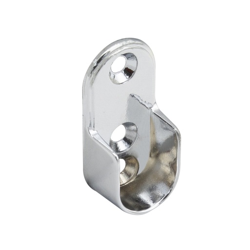 [5436010] Soporte Lateral Oval Para Tubo Ø 16 mm. Cromado