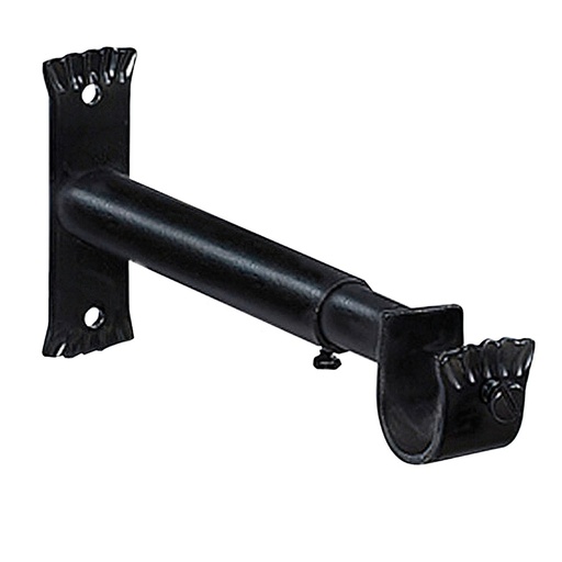 [5437210] Soporte Forja Extensible 20 mm. Negro