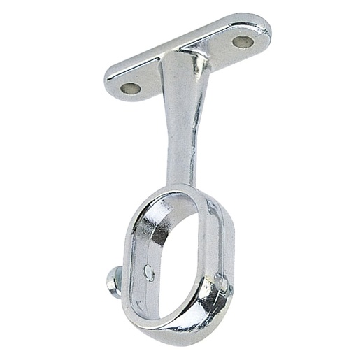 [5437216] Soporte Central Ovalado Cromado