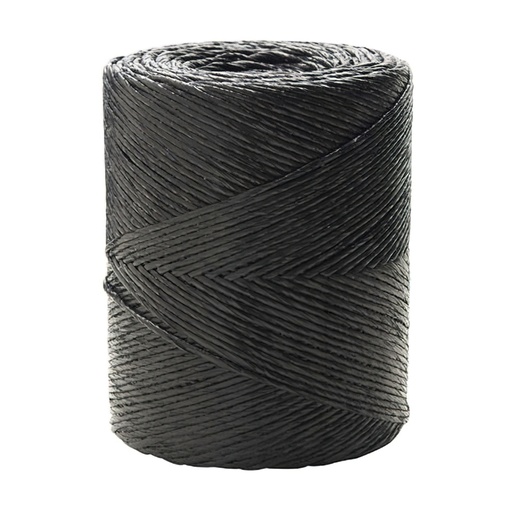 [16011005] Cuerda Rafia Bobina 750 gramos Color Negro