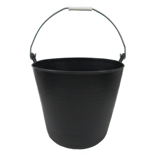 [10010045] Cesto Plastico Negro Un Asa 22 Litros