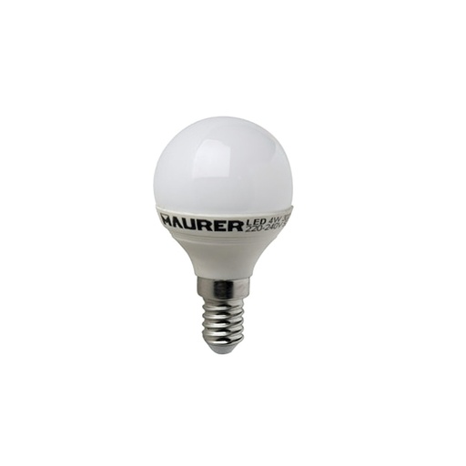 [19070816] Bombilla Led Esferica E14. 4 W. - 25 W. 300 lúmenes. Luz calida. (3000°K).