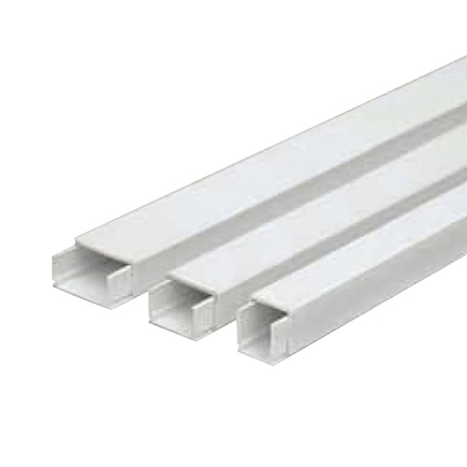 [19030900] Canaleta Adhesiva Con Tapa   7x12 mm. x 2 m.