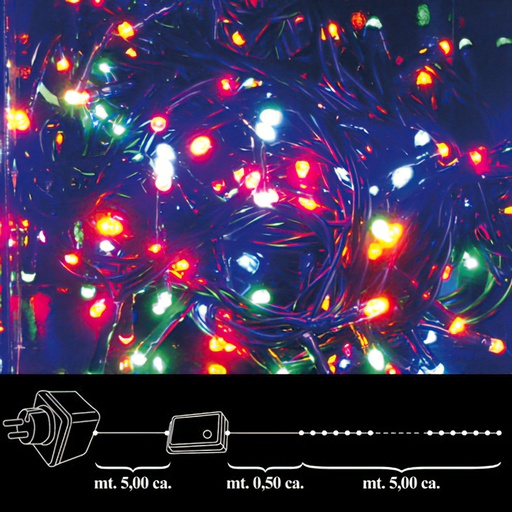 [5490015] Luces Navidad 100 Leds Color Interior / Exterior Ip44