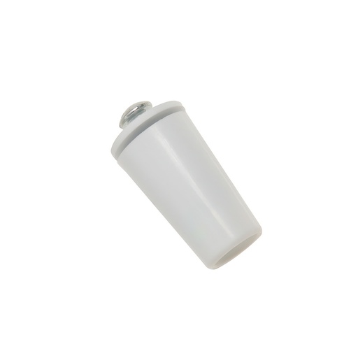 [25010245] Tope Persiana Con Tornillo 40 mm. Blanco