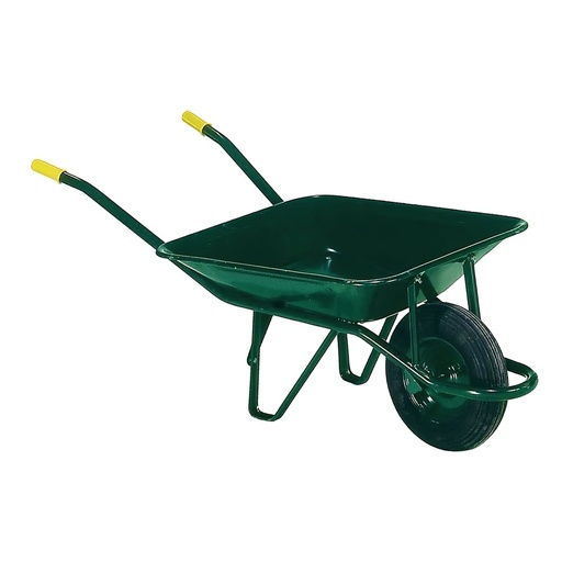 [11090001] Carretilla Obra Verde Metálica Desmontada