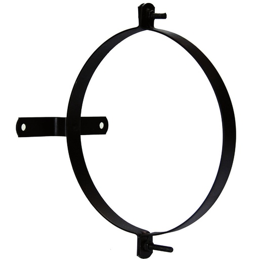 [22010037] Abrazadera Para Tubo Estufa Vitrificada Con Soporte 110 mm. (2 Piezas)