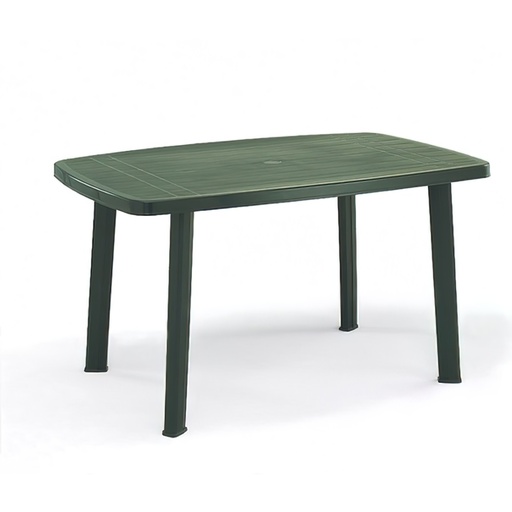 [8330101] Mesa Resina Verde 140x90 cm.