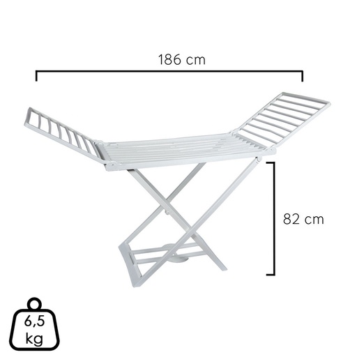 [5160550] Tendedero Oryx Plegable Resina Con Alas