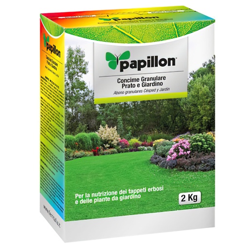 [8025021] Abono Grano Papillon Cesped / Jardin 2 Kg