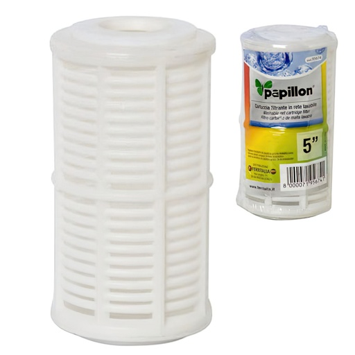 [4012015] Cartucho Filtro Agua Malla Lavable    5"