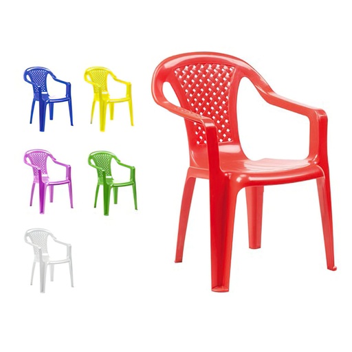 [8330400] Silla Resina Infantil Colores Surtidos