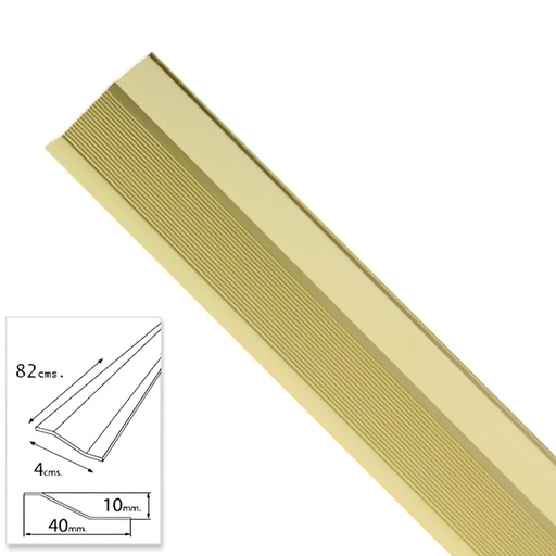 [2541005] Tapajuntas Adhesivo Para Ceramica Metal Oro   82,0 cm.
