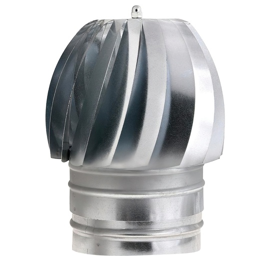 [22011132] Wolfpack Sombrero Extractor Galvanizado para Estufa, Chimenea, Extracción de Humos, Para tubo Ø 200 mm.