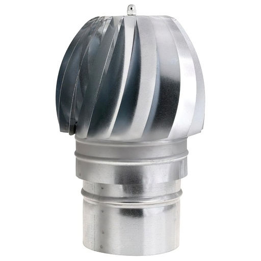 [22011131] Wolfpack Sombrero Extractor Galvanizado para Estufa, Chimenea, Extracción de Humos, Para tubo Ø 150 mm.