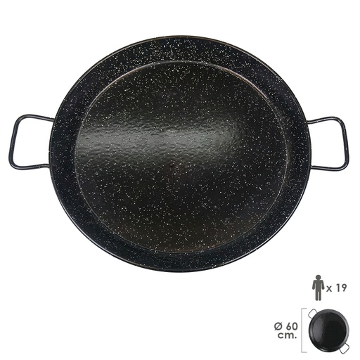 [5020660] Paellera Valenciana Esmaltada  19 personas/ 60 cm